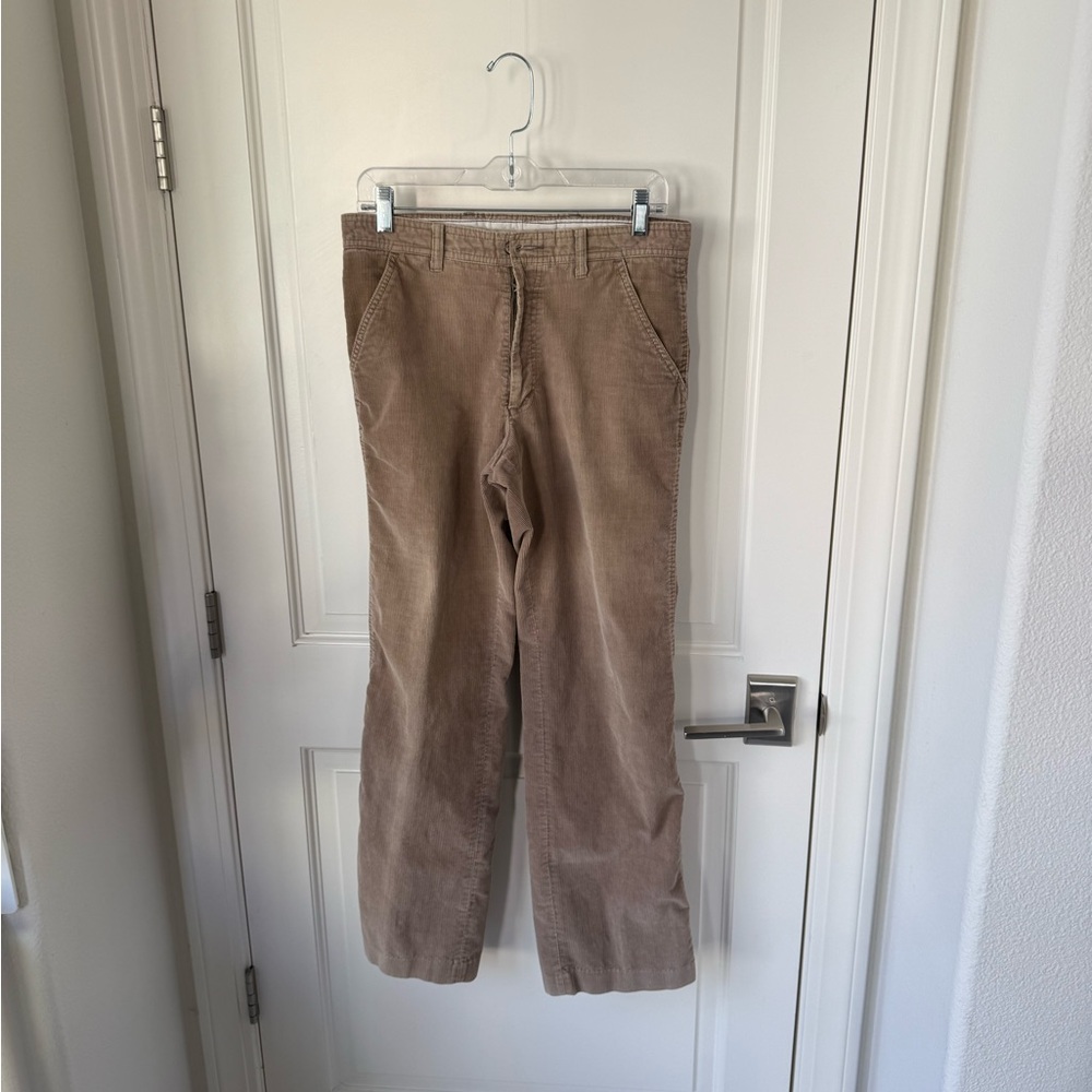 Panatela Levi’s Vintage Tan Beige Corduroy Pants 32” Waist- Broken Zipper